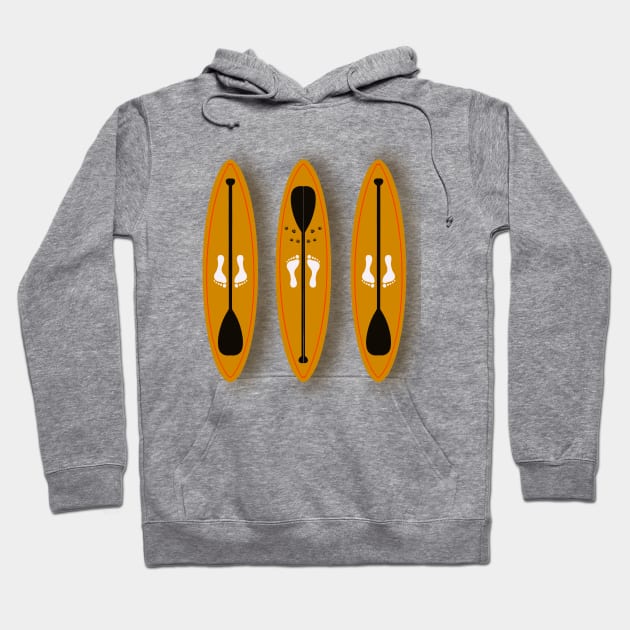 Paddleboards with Friends Hoodie by The Orchard